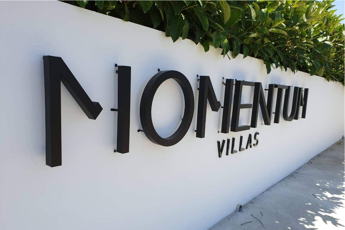 3D Aluminium Letters