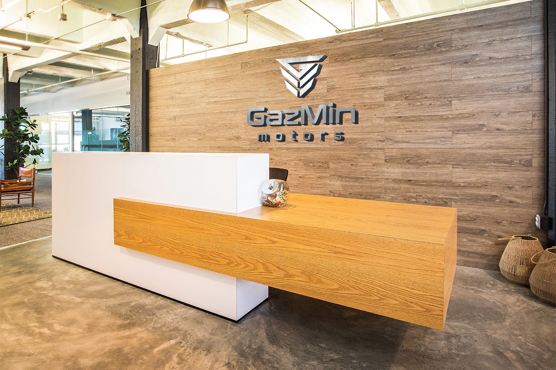 Reception Signage with Al Falah Advertising